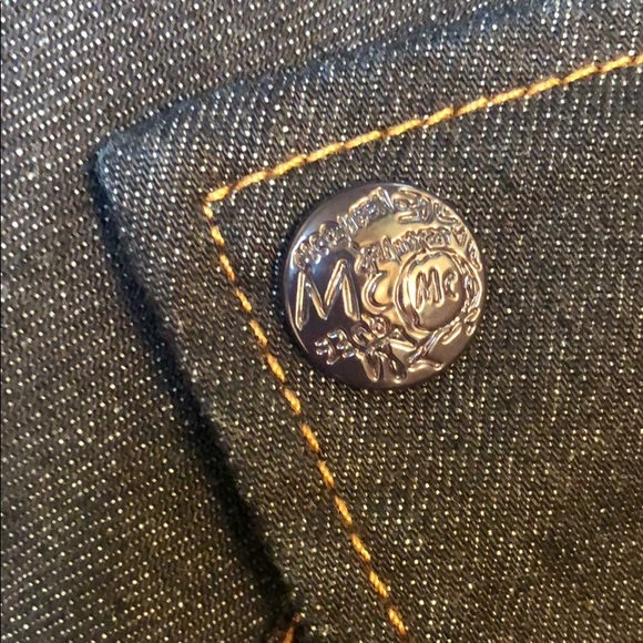 Authentic McQ denim motorcycle jacket - Picture 4 of 8